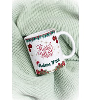Kişiye Özel Yılbaşı İsim Baskılı Kupa Bardak Porselen Çay Kahve Fincanı