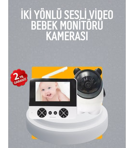 Görüntülü Bebek Monitörü 4.3 İnç Ekran Sesli