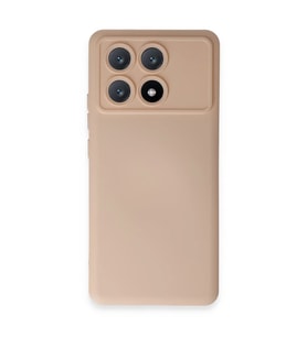Xiaomi Poco X6 Pro Kılıf Nano içi Kadife Silikon - Pudra