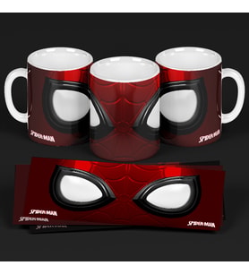Spider Man Temalı Porselen Kupa Bardak Karakter Hediyesi Özel Tasarım