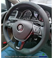 Golf 7 Jetta Passat Tiguan Polo NOKTA ALCANTRA Araca Özel Direksiyon Kılıfı AÇIKLAMIMIZI OKUYUNUZ!