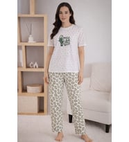 Kadın 1905-9 Kısa Kol Oslo Pijama Takımı