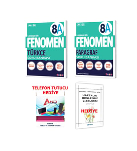 Fenomen Yayıncılık 2025-2026 Müfredat LGS 8 Sınıf Türkçe-Paragraf A Serisi (Başlangıç-OrtaDüzey) Yeni Nesil Soru Bank. (Çok Renkli)