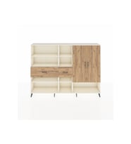 Arges Dolap 10 Raflı 2 Çekmeceli 2 Kapaklı 220x30x163 Aytaşı-Çam