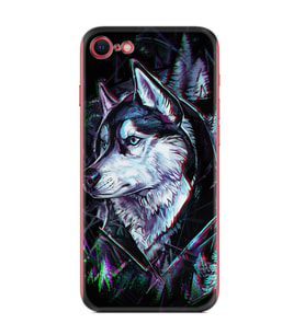 Apple iPhone 5 6 7 8 Plus Se XR Kılıf Desemli Silikon Dog Eyes 1761