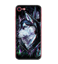 Apple iPhone 5 6 7 8 Plus Se XR Kılıf Desemli Silikon Dog Eyes 1761
