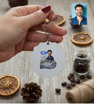 Kişiye Özel Karikatürlü Makine Mühendisi Anahtarlık Mühendisler Günü Hediyesi