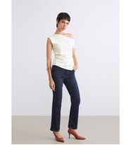 LCW Jeans İndigo Crop Flare Kadın Jean Pantolon