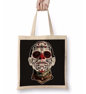 Day of the Dead Mummy Bez Çanta Uzun Saplı