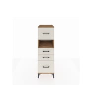 Kronos Dolap Tek Raflı 4 Çekmeceli 44x59x134 Çam-Aytaşı
