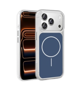 Apple iPhone 17 Pro Max Kılıf Metal Buton Tasarımlı Zore İkonik Sert Silikon Kapak