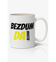 Bezdum Da Bezdum Yazılı Baskılı Kupa Bardak - Baskılı Kahve Kupa Bardak