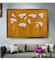 Altın Çerçeveli dekoratif tablo a1058 (Gold)