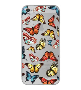 PrintiFy Iphone 5 ile Uyumlu Water Color 2  Kamera Korumalı Şeffaf  Kılıf
