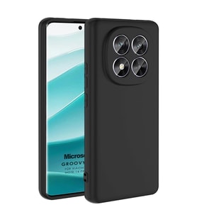 Microsonic Xiaomi Redmi Note 14 Pro Plus Kılıf Groovy Soft Siyah (Siyah)