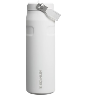 Stanley Iceflow™ Aerolight™ Flip Straw 2.0 Pipetli Su Şişesi, Beyaz (Frost), 0.7 Litre (Çok Renkli)