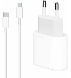 Apple iPhone 16 Type-C To Type-C 2 in 1 Şarj Seti [iPhone 16 ile Uyumlu Kablo - Beyaz]