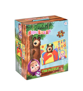 MB7573 MASHA KOCA AYI DEV PUZZLE ( YER PUZZLE )