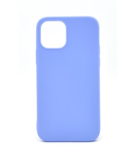 iPhone 11 Pro Uyumlu Düz Renk Esnek Yumuşak Silikon Kılıf  Rubber Açık Mor