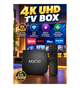4K UHD Android Medya Oynatıcı – 60 FPS Video, Dolby Digital Ses ve Görüntü Yansıtma