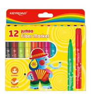 Keyroad Jumbo Keçeli Boya Kalemi 12 Renk 