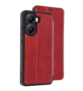 Xiaomi Poco X7 Pro Kılıf Flip Cover - Kırmızı