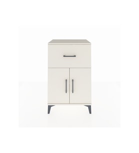 Hyperion Komodin Tek Raflı Tek Çekmeceli 2 Kapaklı 60x44x96 Aytaşı-Aytaşı