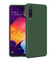 Samsung Galaxy A30S İçi Kadife Silikon Kılıf Yeşil