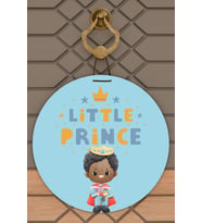 Modern Dijital Baskı Mavi Little Prince Kapı Süsü