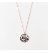 Kişiye Özel 925 Ayar Gümüş Harry Potter Hogwarts Kolye (Rose)