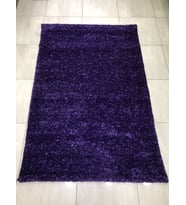 Saray Halı Gizem Avklb Mor El Örgüsü Mor Halı 150X230 Tek Renk