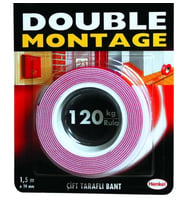 Montaj Bandı max 120 kg  1,5m x 19 mm