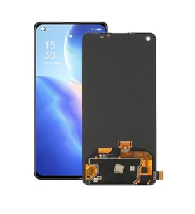 Oppo Reno 5 ile Uyumlu TFT  Ekran Dokunmatik Cph2145 (Parmak İzi Çalışmaz) (Siyah)