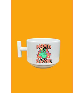 Hand Some Baskılı T Kupa Fincan