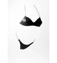Mulvxbrf Brf02 Siyah Harness Takım Suni Deri Zincir Detaylı - Brf1169 (Mulvix)