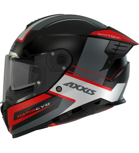Motosiklet Kask Hawk Evo Daytona B15 Mat Full Face Güneş Vizörlü Motor Kaskı