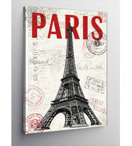 Kanvas Tablo Paris ve Eyfel Kulesi