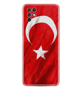 Infinix Note 10 Kılıf Resimli Desenli Baskılı Silikon Kılıf Şanlı Türk Bayrağı 4 1401