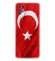 Infinix Note 10 Kılıf Resimli Desenli Baskılı Silikon Kılıf Şanlı Türk Bayrağı 4 1401