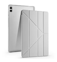 Lexroo Galaxy Tab S11 Ultra Kılıf Tri Folding Kalem Bölmeli Standlı Kılıf - Gri