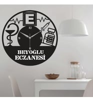 Kişiye Özel Eczane Temalı Duvar Saati