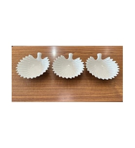 Cooker CKR3626 Yaprak Model Porselen Çerezlik 6 Parça