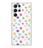 PrintiFy Samsung Galaxy S21 Ultra ile Uyumlu Water Color 6  Kamera Korumalı Şeffaf  Kılıf
