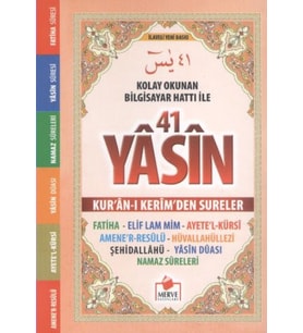 41 Yasin Kolay Okunan Bilgisayar Hatlı (Cep Boy)