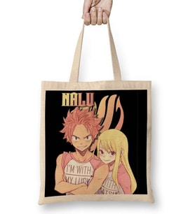 Natsu Lucy NaLu Matching Shirts Bez Çanta Uzun Saplı