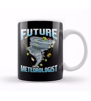Funny Future Meteorologist Tornado & Hurricanes Kupa Bardak Porselen