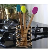 3 adet ısıya dayanıklı bambu spatula
