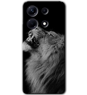 İnfinix Note 30 Kılıf HD Desen Baskılı Arka Kapak - Lion