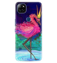 Casper E30 F20 X20 Kılıf Desemli Silikon Queen Flamingo 1748