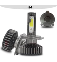 Fesan Titanyum Serisi H4 Mini Led Xenon 6000K Şimşek Etkili Beyaz